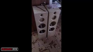 Колонки. Самодельная трехполосная напольная акустика.