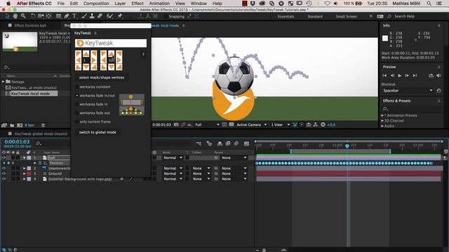 How to modify lots of keyframes at once with KeyTweak for After Effects смотреть онлайн