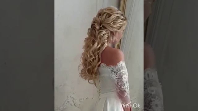 Очень красивая прическа для невесты от Stylish Bride. Свадебная прическа для блондинки смотреть онлайн
