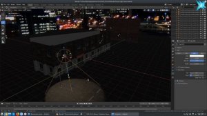 Создание ночного освещения в BLENDER 3D