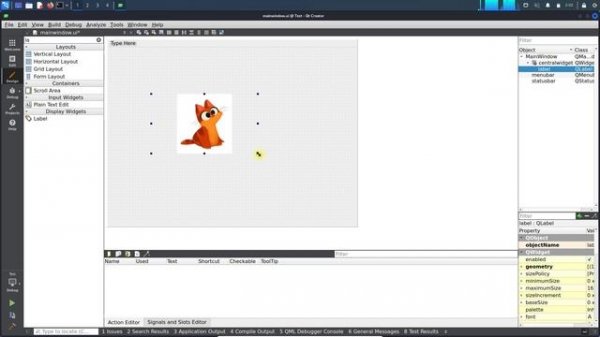Image background C++. QT.