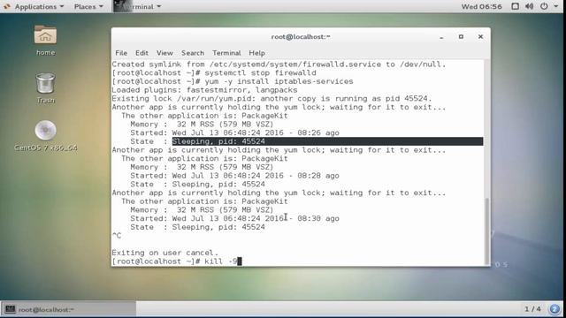 how to Disable Firewalld and use iptables on centos rhel смотреть онлайн
