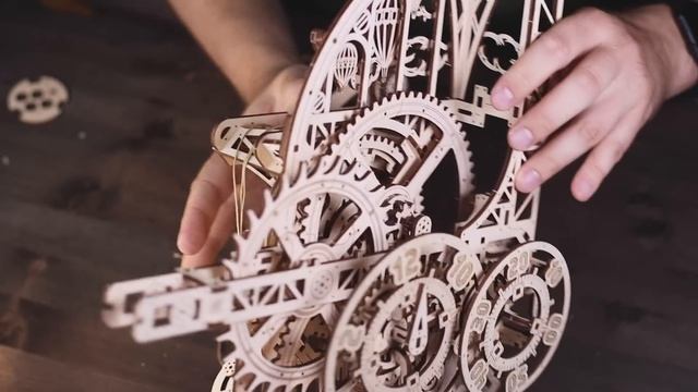 Собрал Действующие Часы из Дерева / Ugears
