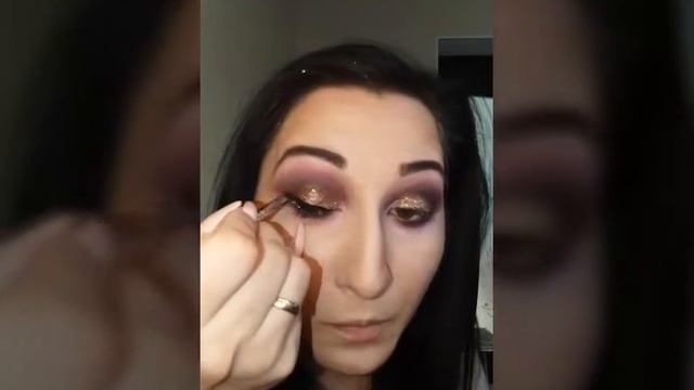 Вечерний макияж-Губы как малина .@NYX @Nouba Milebacci @Make-up Atelier Paris смотреть онлайн
