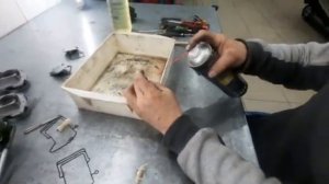 Глушитель греется до красна, чистим карбюратор ROTAX 500 ss