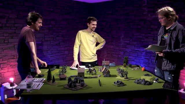 Warhammer 40,000 Battle w/ Lewis, Duncan and Ben! #1 смотреть онлайн
