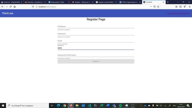 Angular: CustomValidators with Reactive Forms Login + Register 2/2 | Blog Project V-08 смотреть онлайн