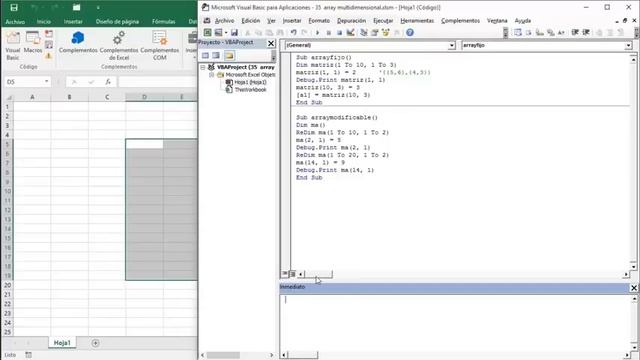 35 curso excel vba 2016: array multidimensional смотреть онлайн