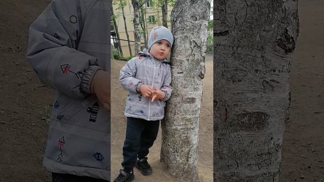 Смольн Павел 4 года читает стихотворение "Белоствольная берёза" смотреть онлайн