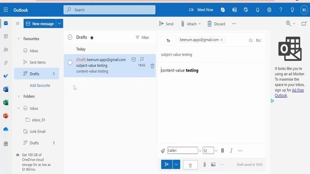 How to Delete email message using Microsoft Graph REST API | POSTMAN | Outlook, office mail смотреть онлайн