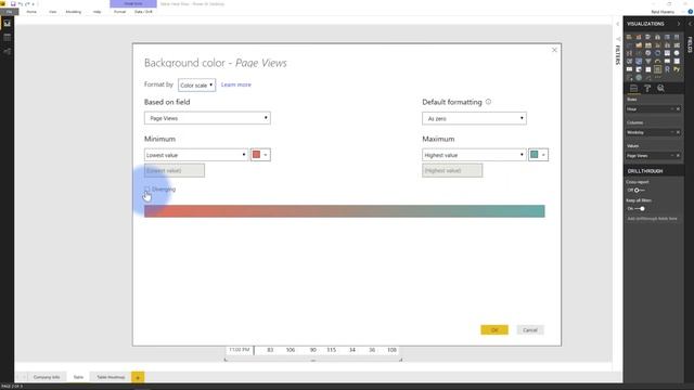 Creating Table Heatmap in Power BI смотреть онлайн