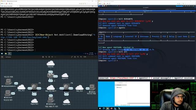PBSC CyberWeek 2022 PowerShell Empire Demo смотреть онлайн