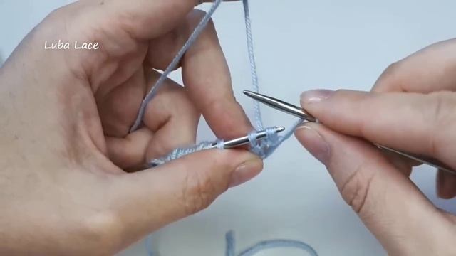 ?СУпЕР ПРОСТО?ДВЕ ПЕТЛИ, ОДИН РЯД? Двусторонний ажурный узор спицами смотреть онлайн