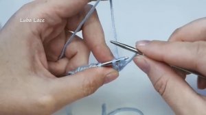 ?СУпЕР ПРОСТО?ДВЕ ПЕТЛИ, ОДИН РЯД? Двусторонний ажурный узор спицами