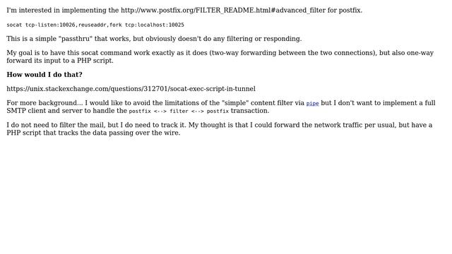 Unix & Linux: socat forward input to both tcp-connect and exec (script) смотреть онлайн