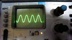 Осциллограф С1-112 видео проверки