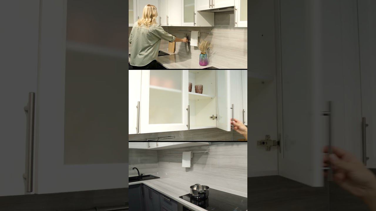 Кухня с матовыми фасадами Сканди #виватмебель #модульныекухни #бюджетнаякухня #бизнес #b2b смотреть онлайн