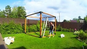 Как собрать беседку-куб самостоятельно: инструкция по сборке модульной беседки