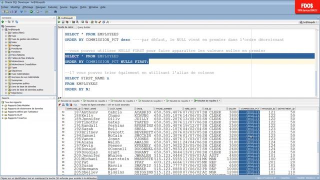 Formation sur Oracle 12 C: 24. La Clause ORDER BY. смотреть онлайн