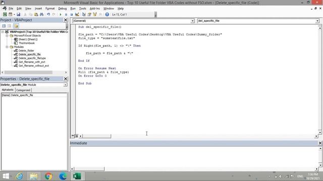 Top 10 Useful VBA Codes for File Folder Tasks without File System Objects (FSO) смотреть онлайн