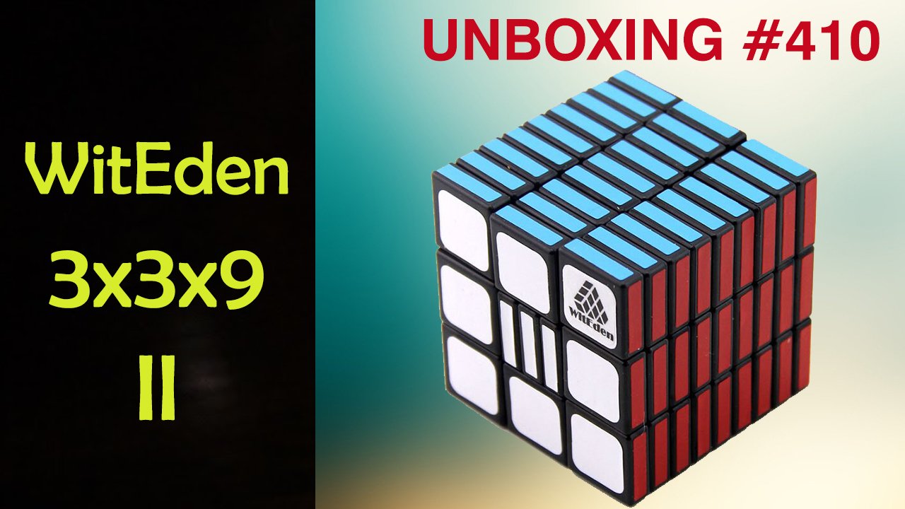 Unboxing №410 Кубоид 3х3х9 v2 I WitEden 3x3x9 II смотреть онлайн