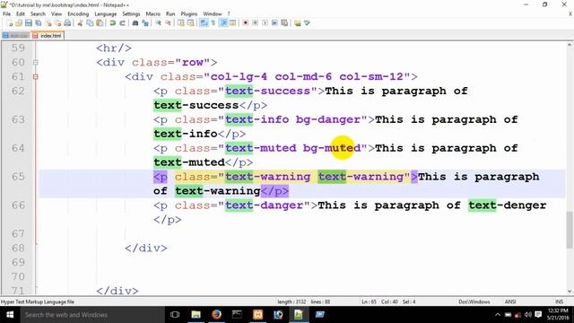 Bootstrap Tutorial For Beginners Responsive Design By NGIT বাংলা Part 3 Text & Backgrund