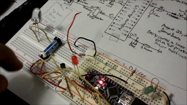 Arduino Laser Driver Control V2 for 3D Printers like Reprap Makerbot Solidoodle смотреть онлайн