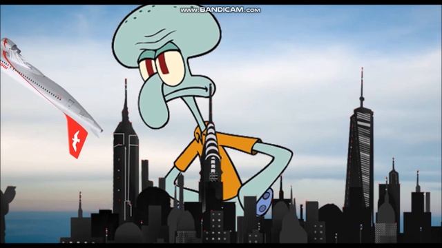 Squidward Tentacles Destroys The Buildings / Grounded смотреть онлайн