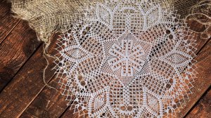 Ажурная круглая салфетка. Часть 4