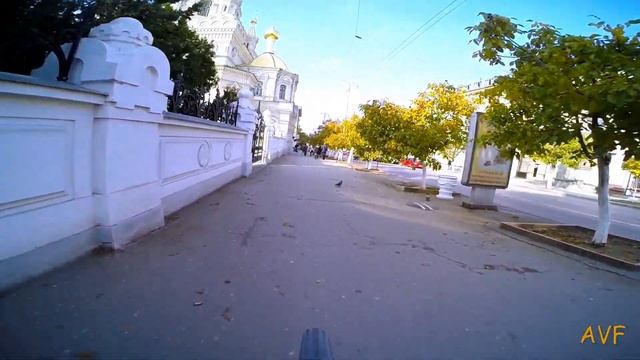 Велопрогулка по Севастополю / ул. Гоголя / ул. Большая морская / Приморский бульвар смотреть онлайн