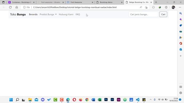 Belajar Bootstrap 5.x - Membuat Navbar смотреть онлайн