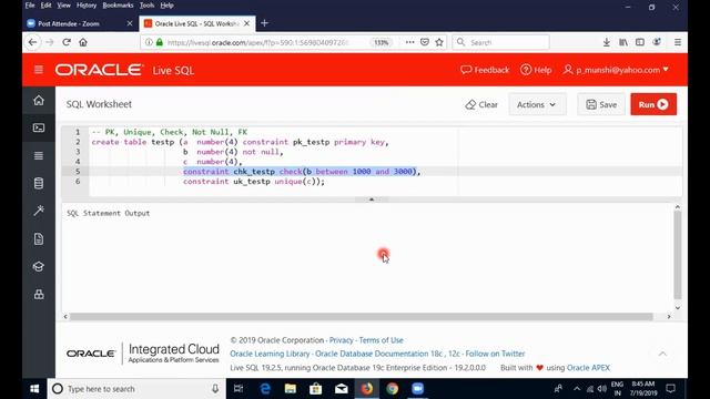 SQL Integrity Constrains Tutorial - Primary key and Foreign key in SQL - Constraints in SQL смотреть онлайн