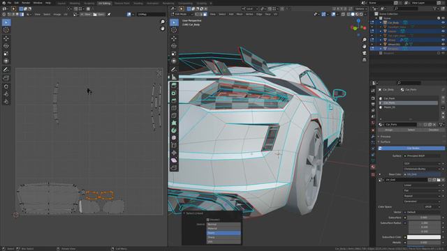 Texturing Car Game Asset In Blender 2.9 (Timelapse Tutorial) смотреть онлайн