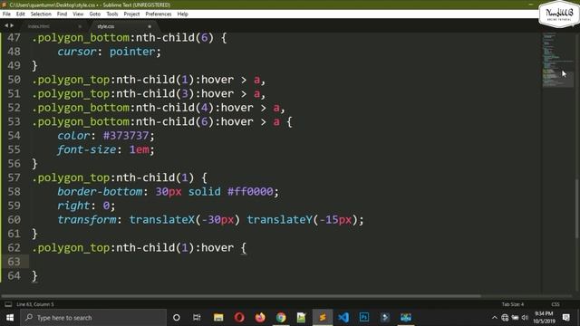 Hexagon Menu Design Using CSS | Noorhub смотреть онлайн