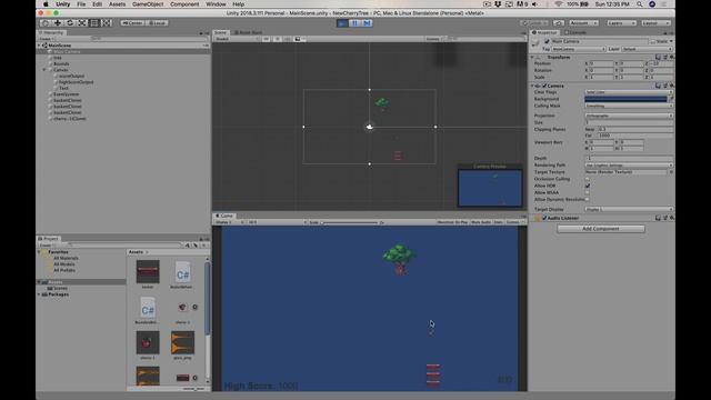 Intro to Unity Game Programming Pt 3 of 3 : Apple Picker смотреть онлайн