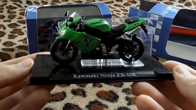Kawasaki Ninja ZX 10R ATLAS 1:24 смотреть онлайн