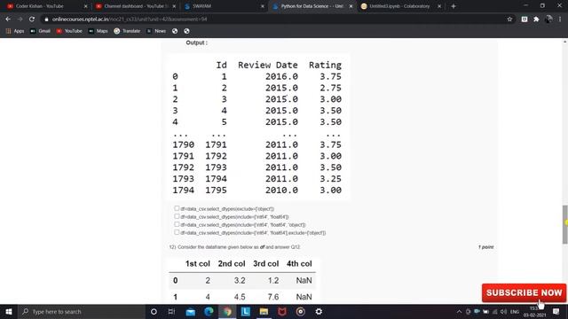 NPTEL Python For Data Science Week 3 Quiz Answers 2021 | NPTEL Courses Quiz Answers | Python Course смотреть онлайн