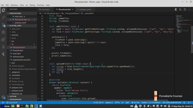 Tutorial Flutter | Cara Upload File di Flutter dengan PHP смотреть онлайн
