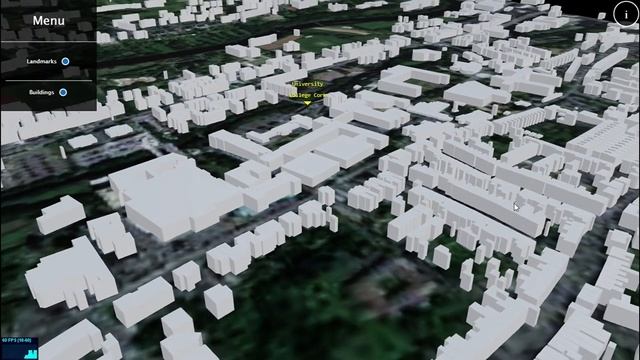 3D Building and Landscape Display with Three.js, JavaScript and GIS. смотреть онлайн