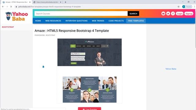 Free Templates on Yahoobaba Website смотреть онлайн