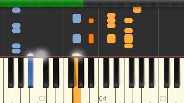 Smoke On The Water Easy Piano Cover Tutorial Deep Puple смотреть онлайн