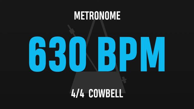 630 BPM 4/4 - Best Metronome (Cowbell) смотреть онлайн