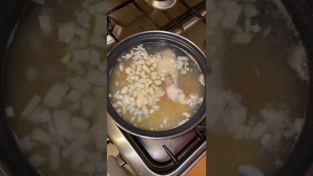 Самый быстрый куриный суп. Рецепт меньше минуты!