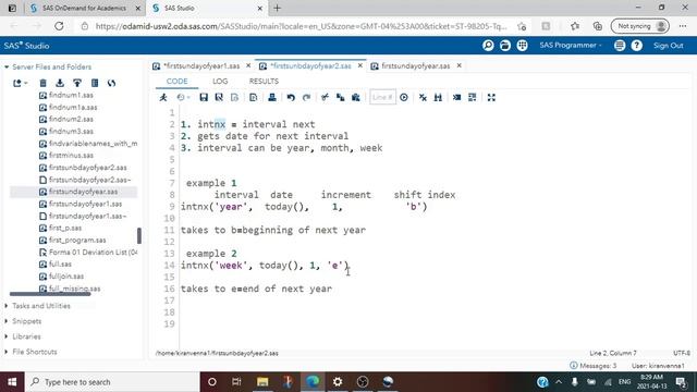 Finding first Sunday of current year смотреть онлайн