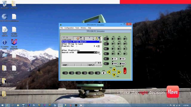 Leica 1200 Robot Configuration Setup with Allegro Data collector and SurvCE смотреть онлайн
