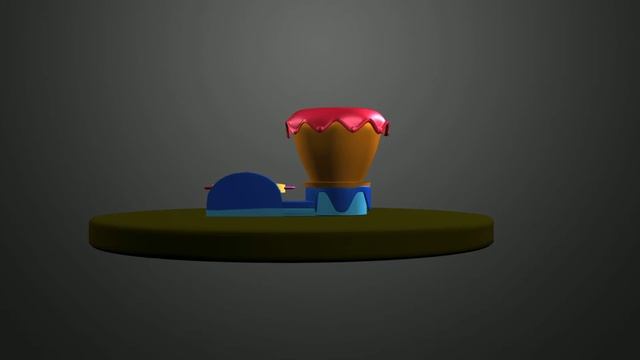 "Bongo Drum" 3D toy modelling смотреть онлайн