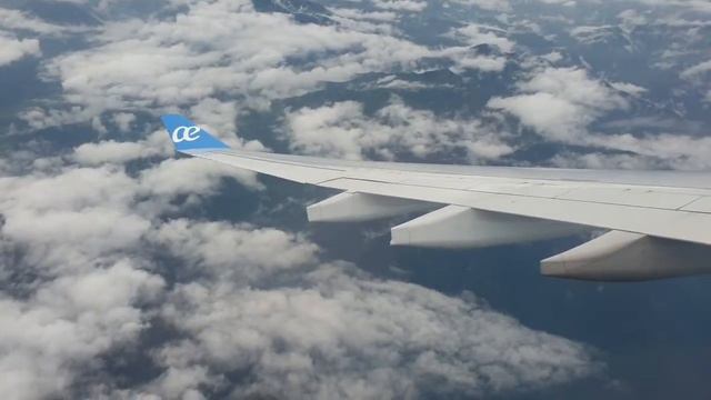 Quito - Guayaquil. Flying over Andes. Полет над Андами. смотреть онлайн