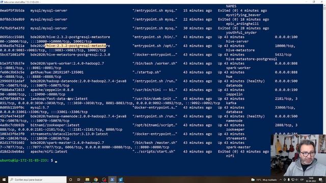 Ejemplo Práctico de Uso de Hive y Mysql con Docker y AWS смотреть онлайн