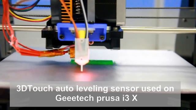 3DTouch auto leveling sensor on Geeetech prusa I3 pro X 3D printer смотреть онлайн