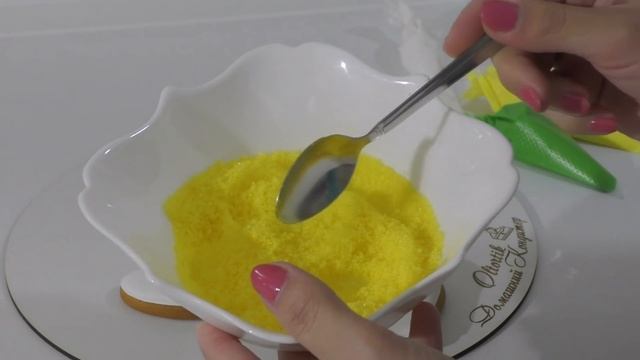 ПРЯНИК на 8 Марта Роспись пряников Пряник с мимозой